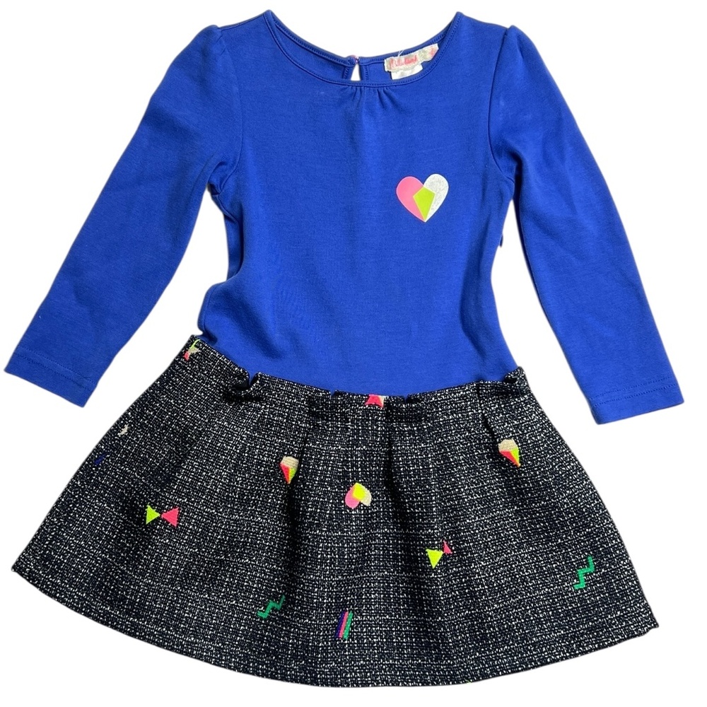 🎉 Billieblush Girls' Long Sleeve Dress – Size 3T